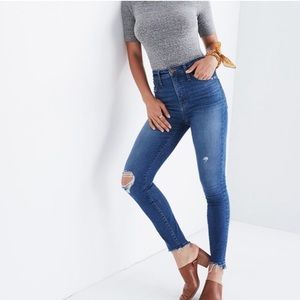 Madewell Curvy HighRise Skinny Jeans Drop Step-Hem